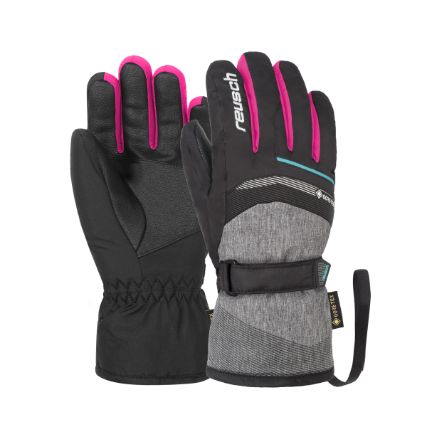 Reusch Bolt GTX® Junior 4961305 7771 black grey pink 1